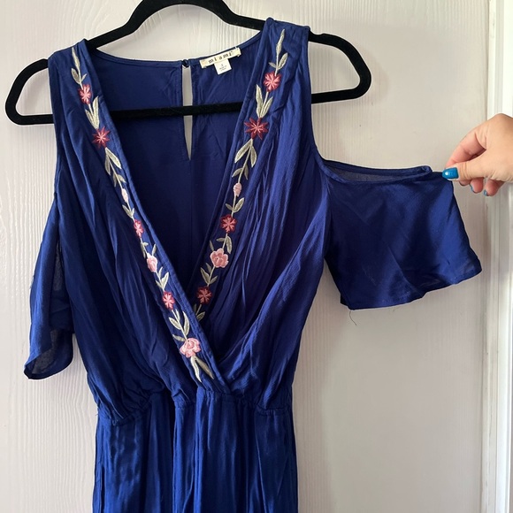 Miami Deep Blue Romper - Picture 3 of 8